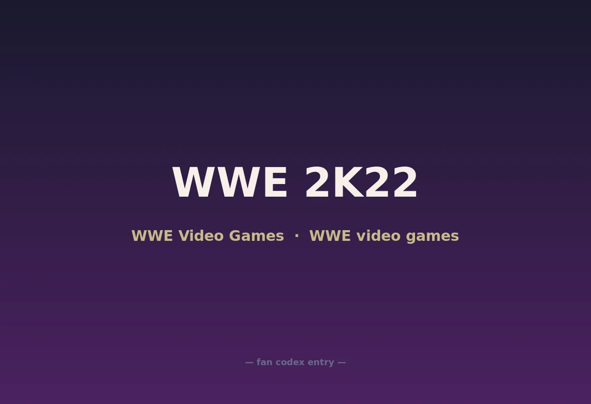 WWE 2K22