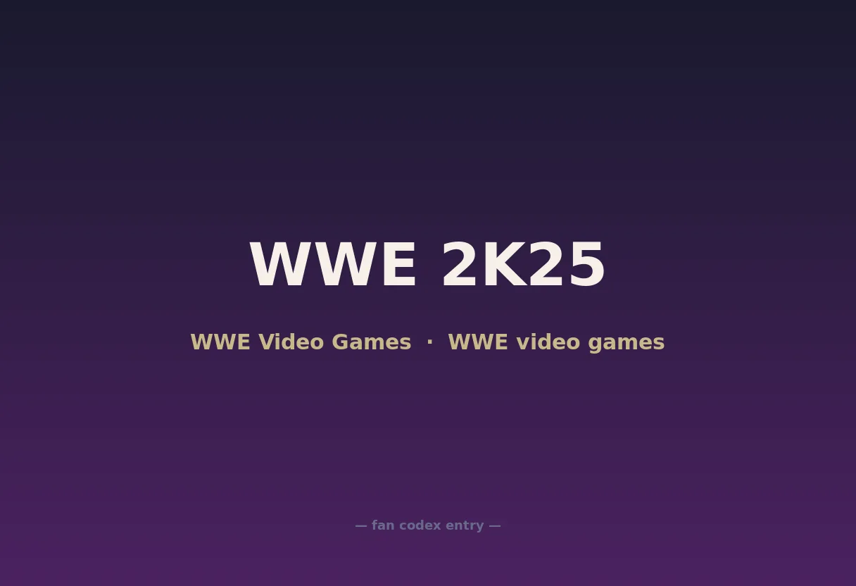 WWE 2K25