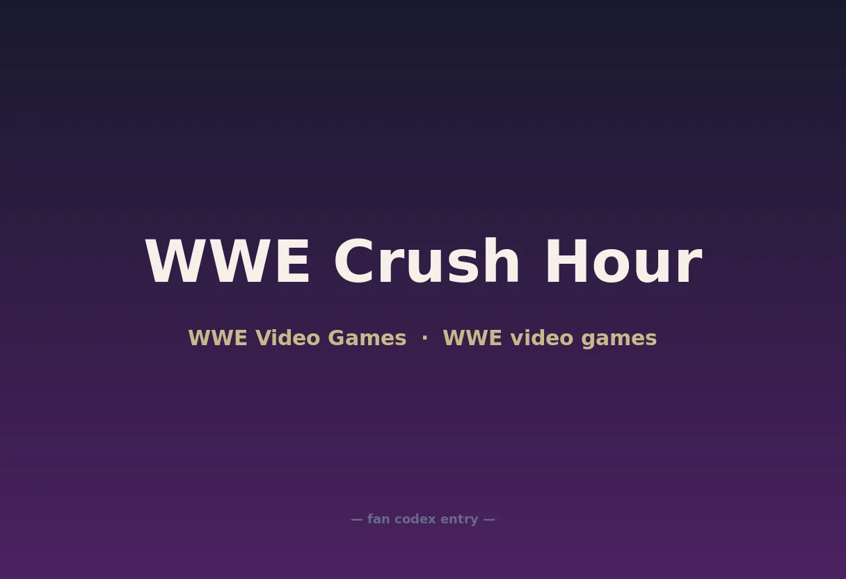WWE Crush Hour