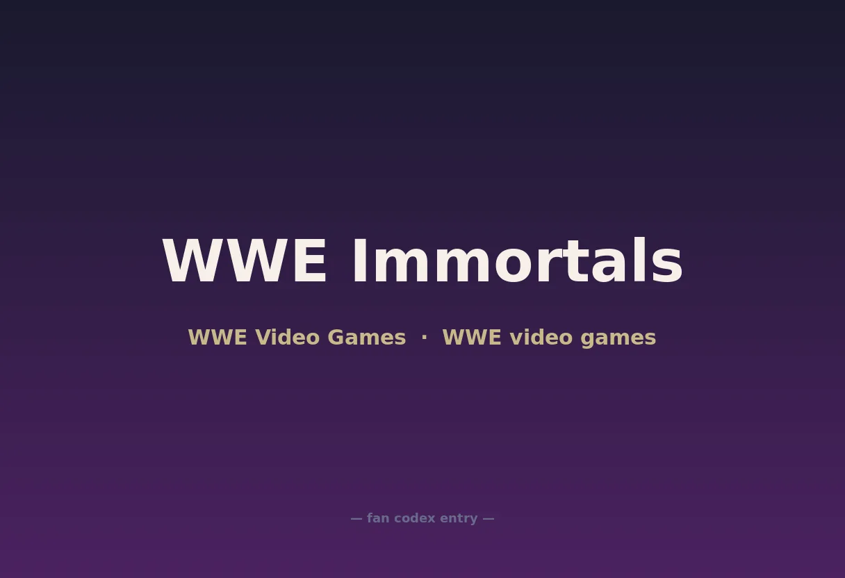 WWE Immortals