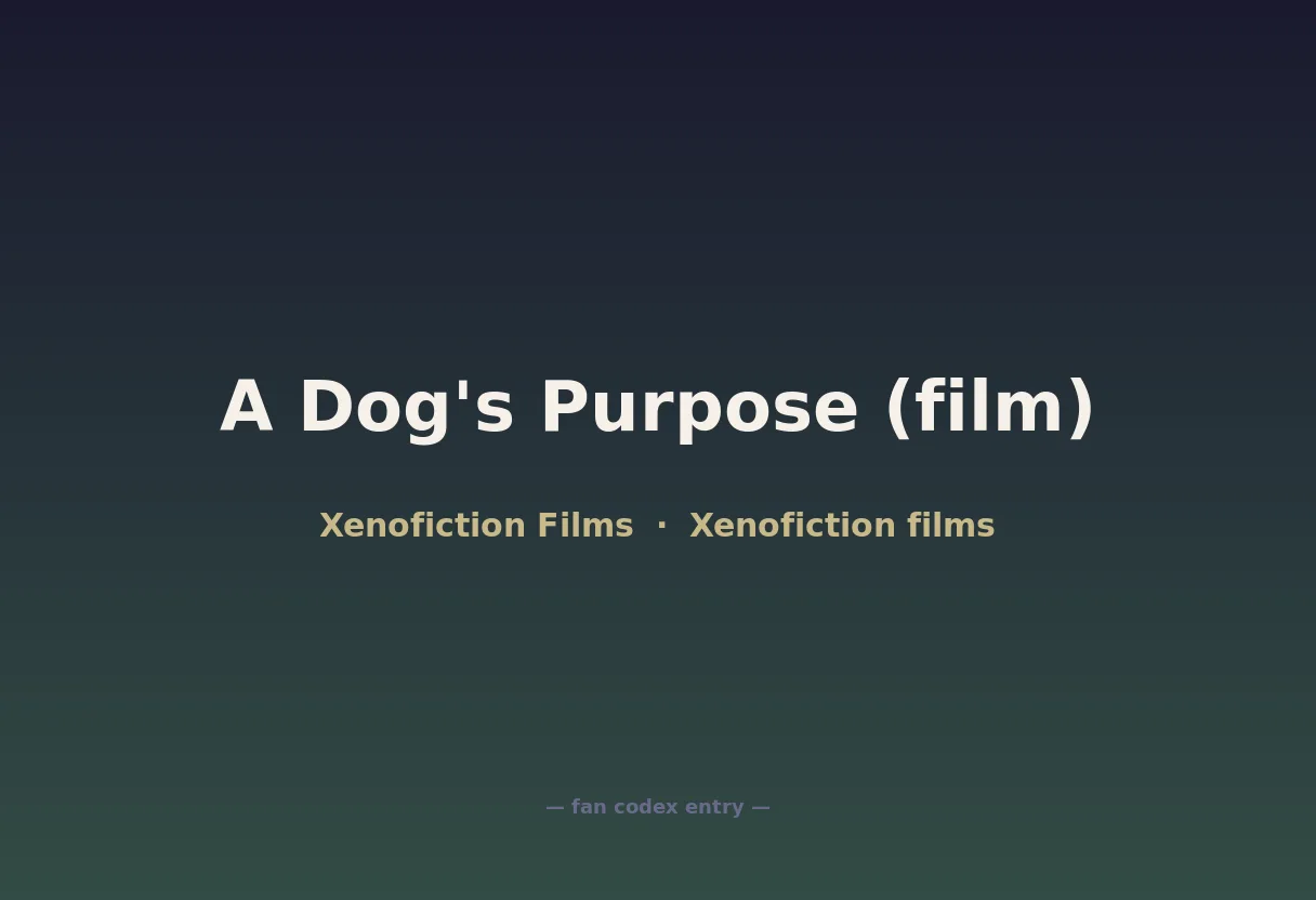 A Dog's Purpose (film)