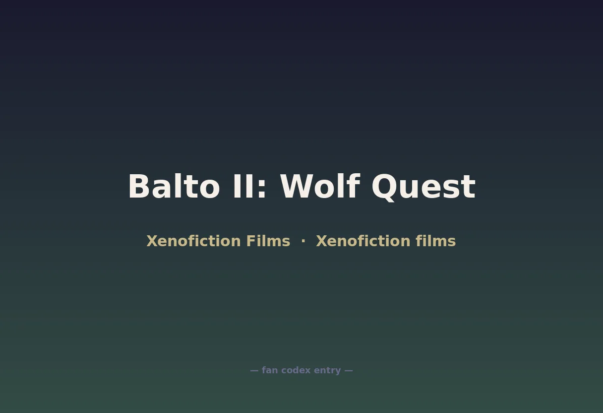 Balto II: Wolf Quest