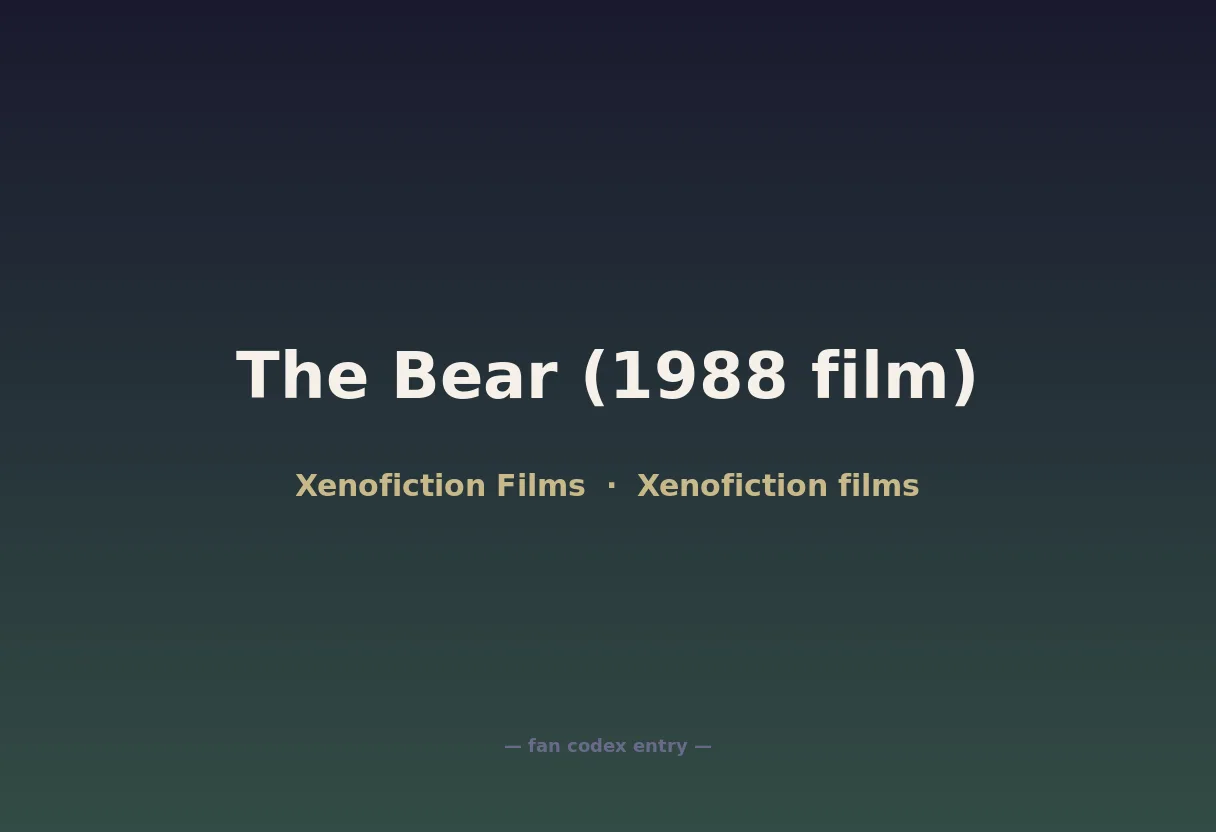 The Bear (1988 film)