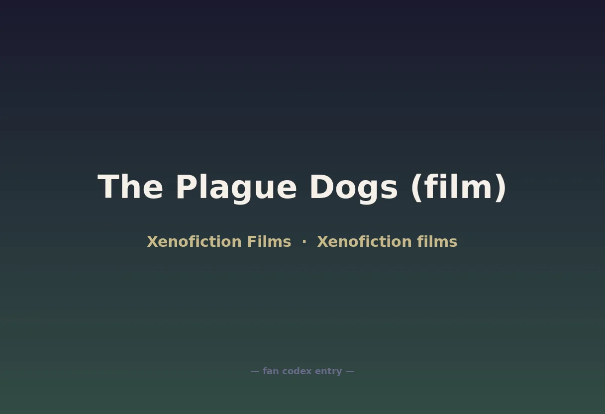 The Plague Dogs (film)