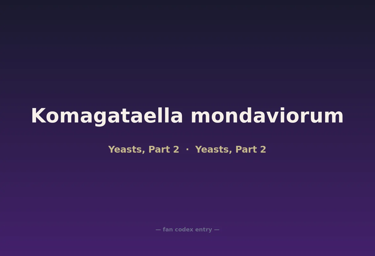 Komagataella mondaviorum