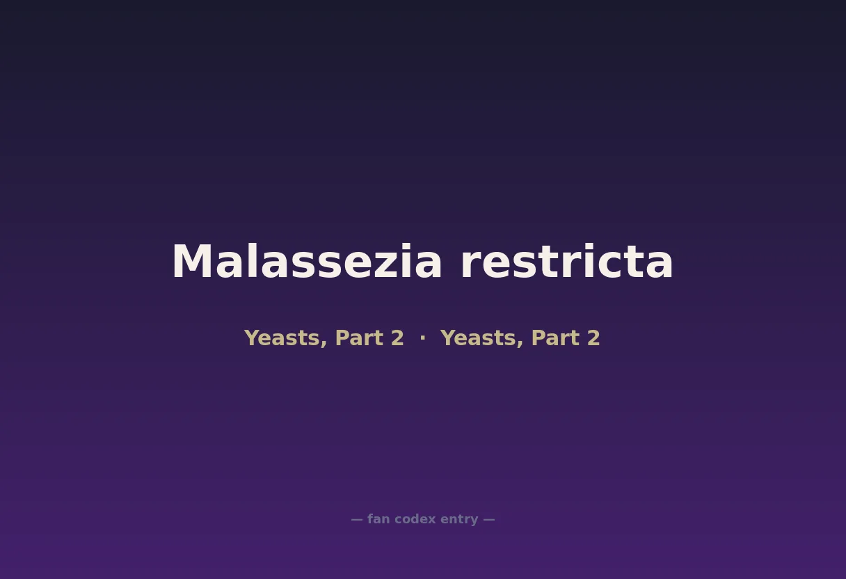 Malassezia restricta