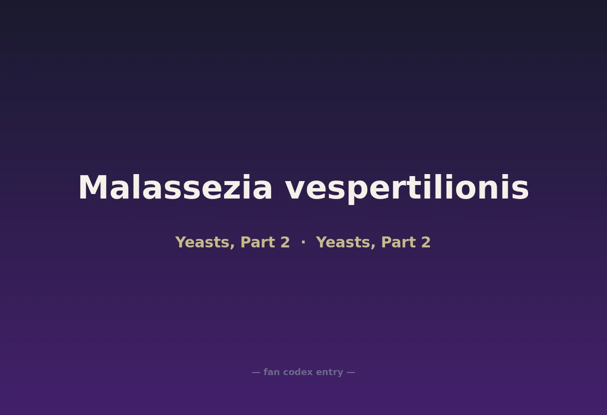 Malassezia vespertilionis