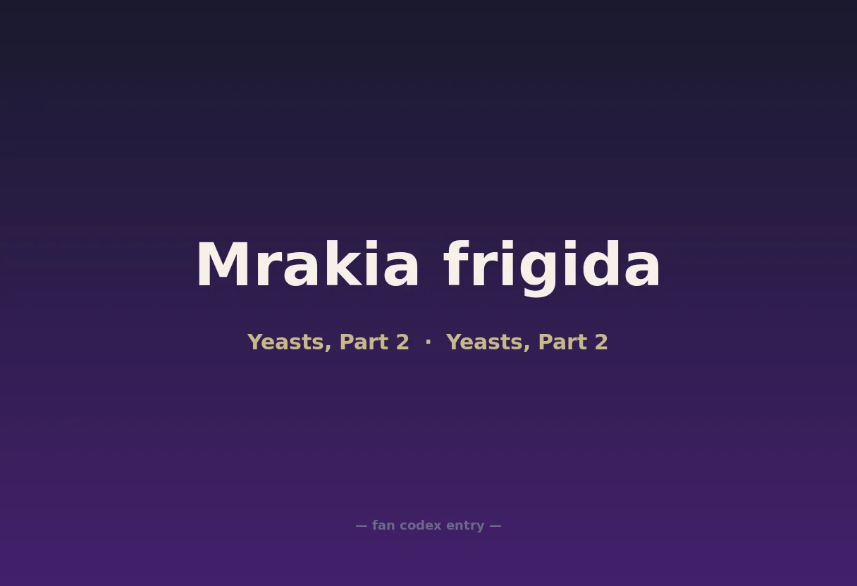 Mrakia frigida