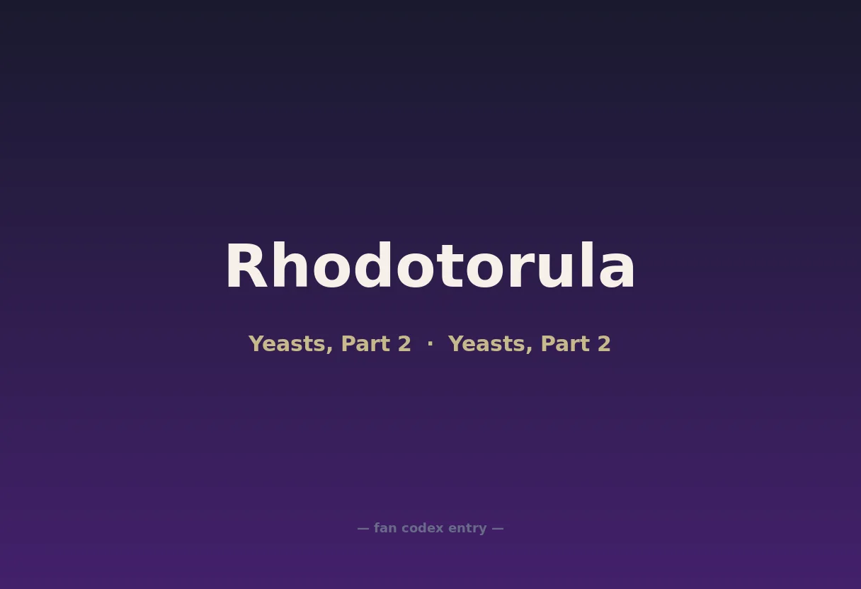 Rhodotorula