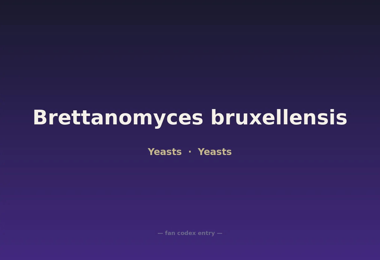 Brettanomyces bruxellensis