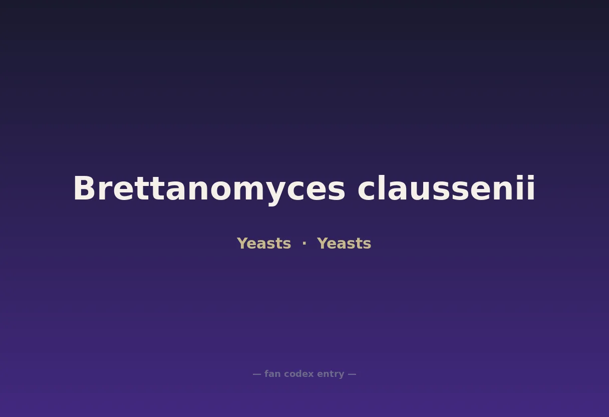Brettanomyces claussenii
