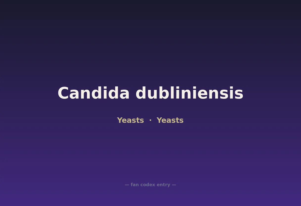 Candida dubliniensis