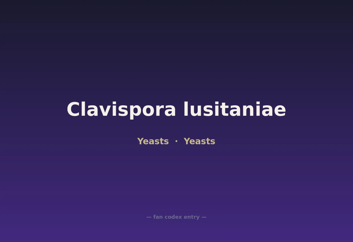 Clavispora lusitaniae