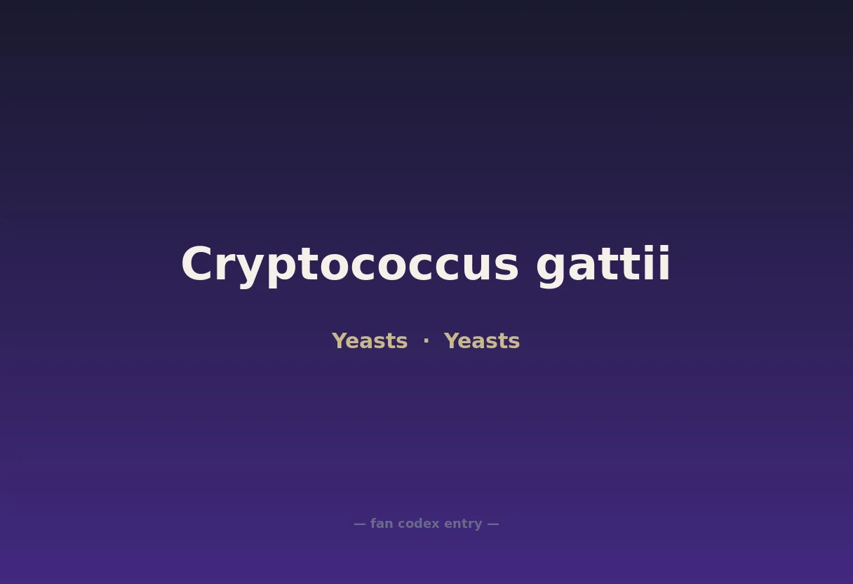 Cryptococcus gattii