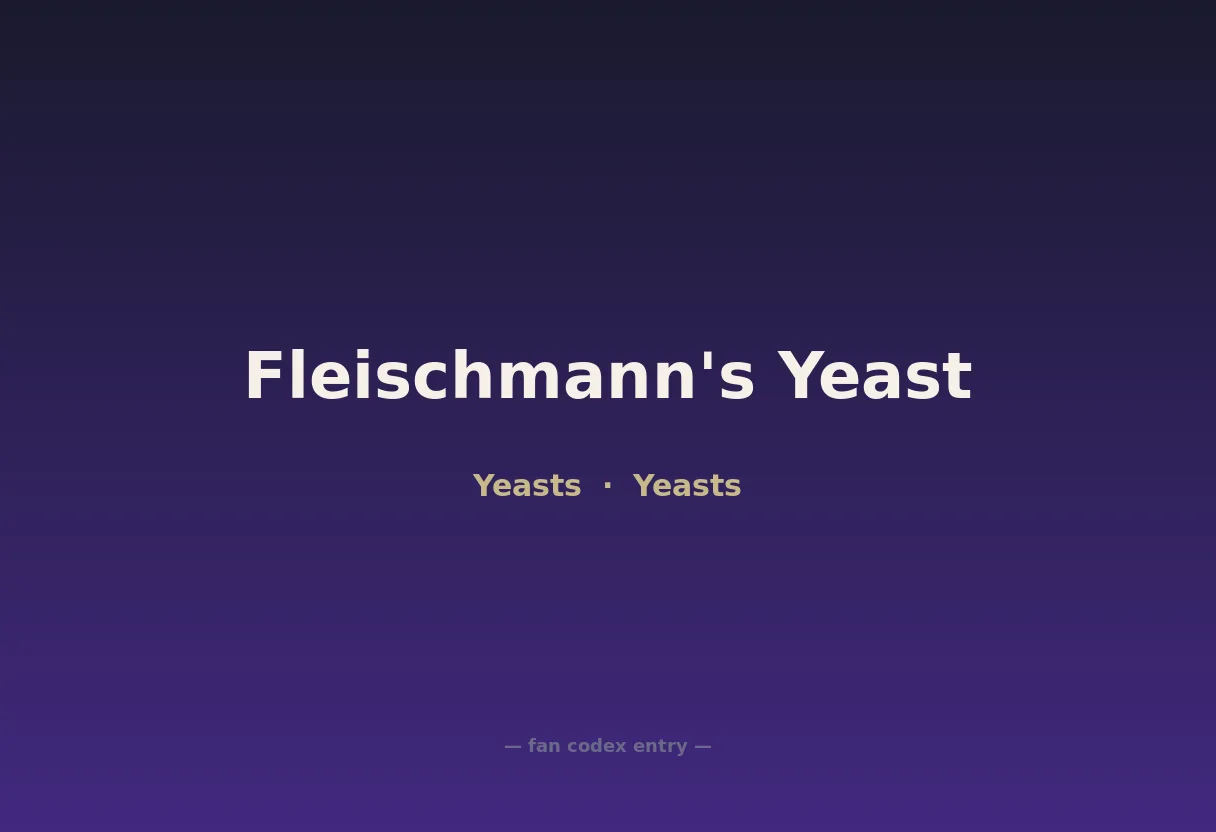 Fleischmann's Yeast