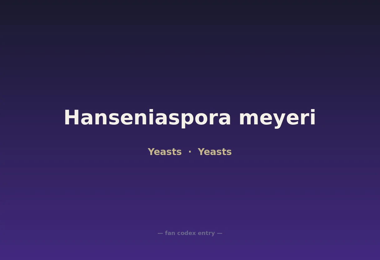 Hanseniaspora meyeri