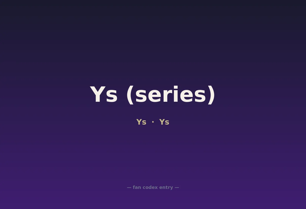 Ys (series)