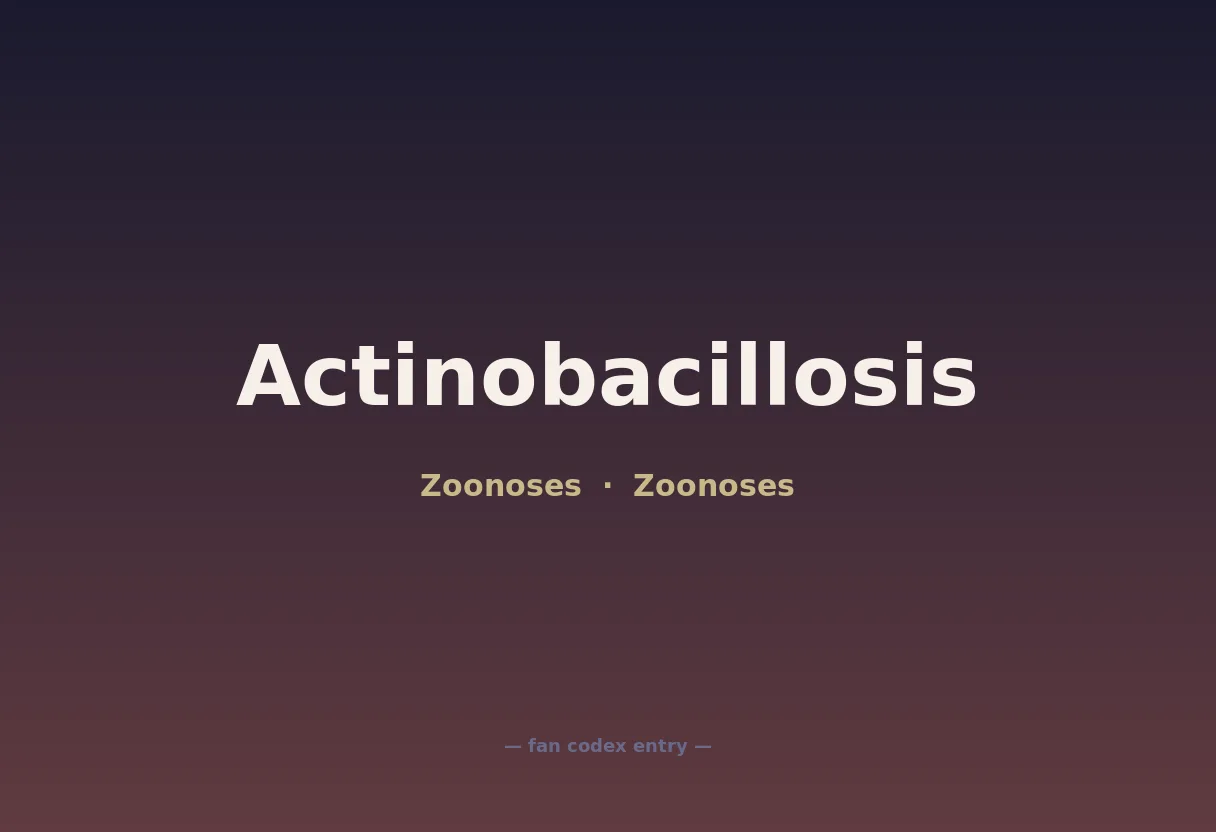Actinobacillosis