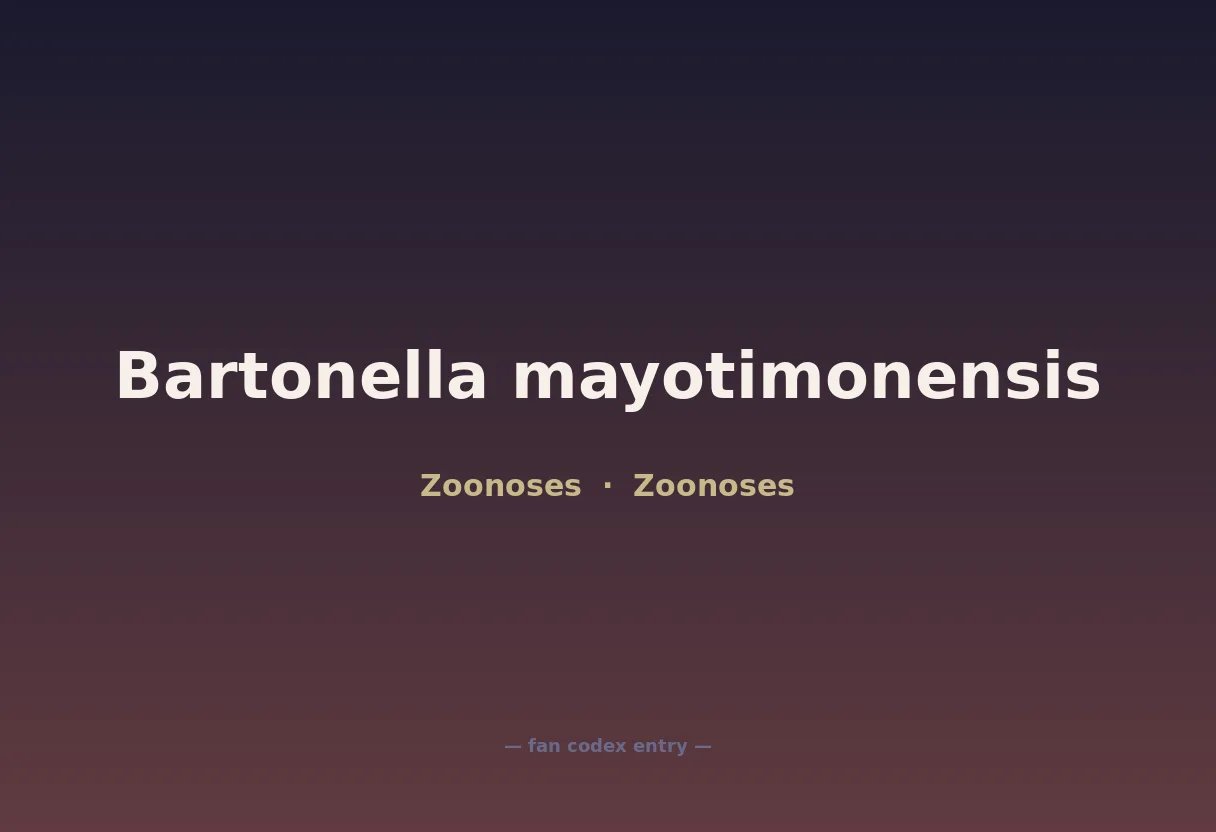 Bartonella mayotimonensis