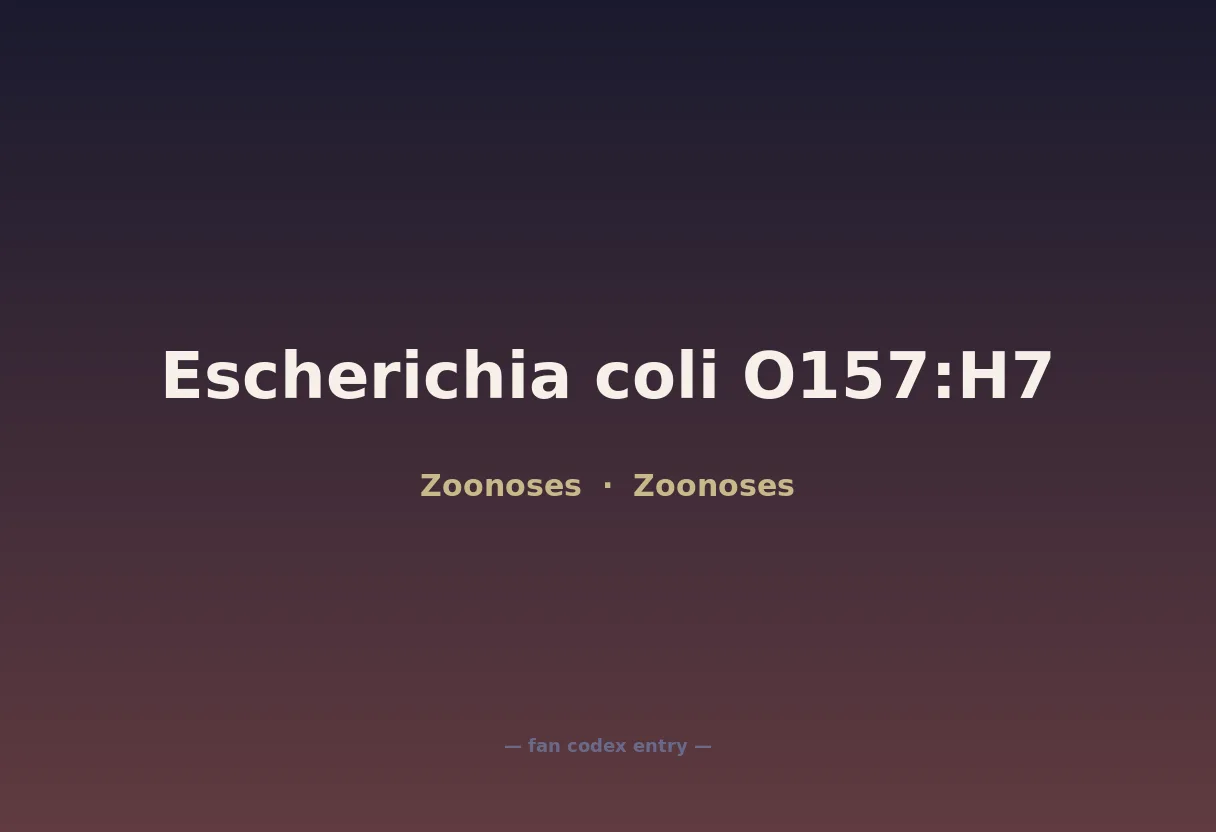 Escherichia coli O157:H7