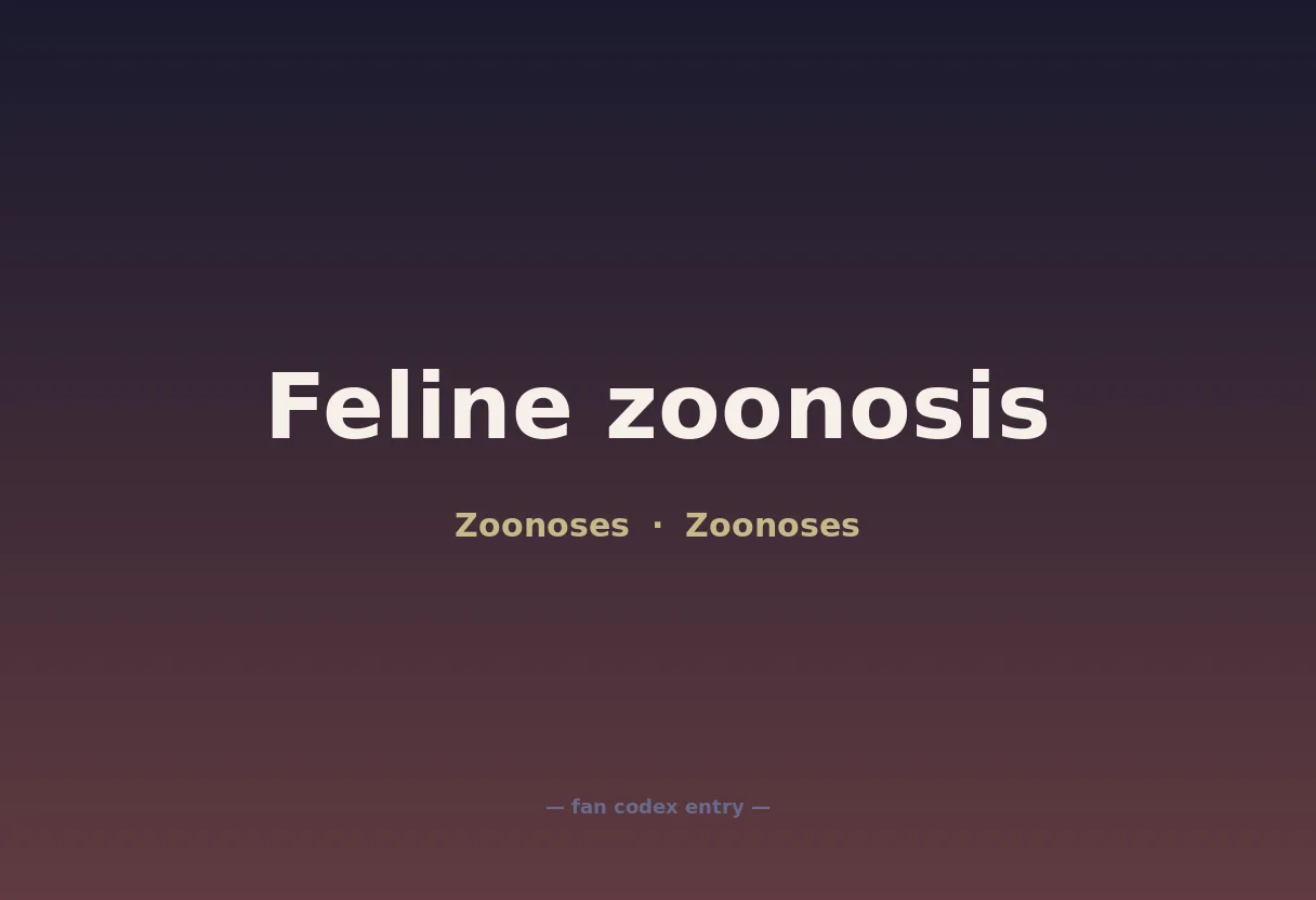 Feline zoonosis