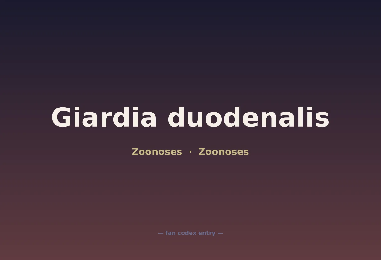 Giardia duodenalis