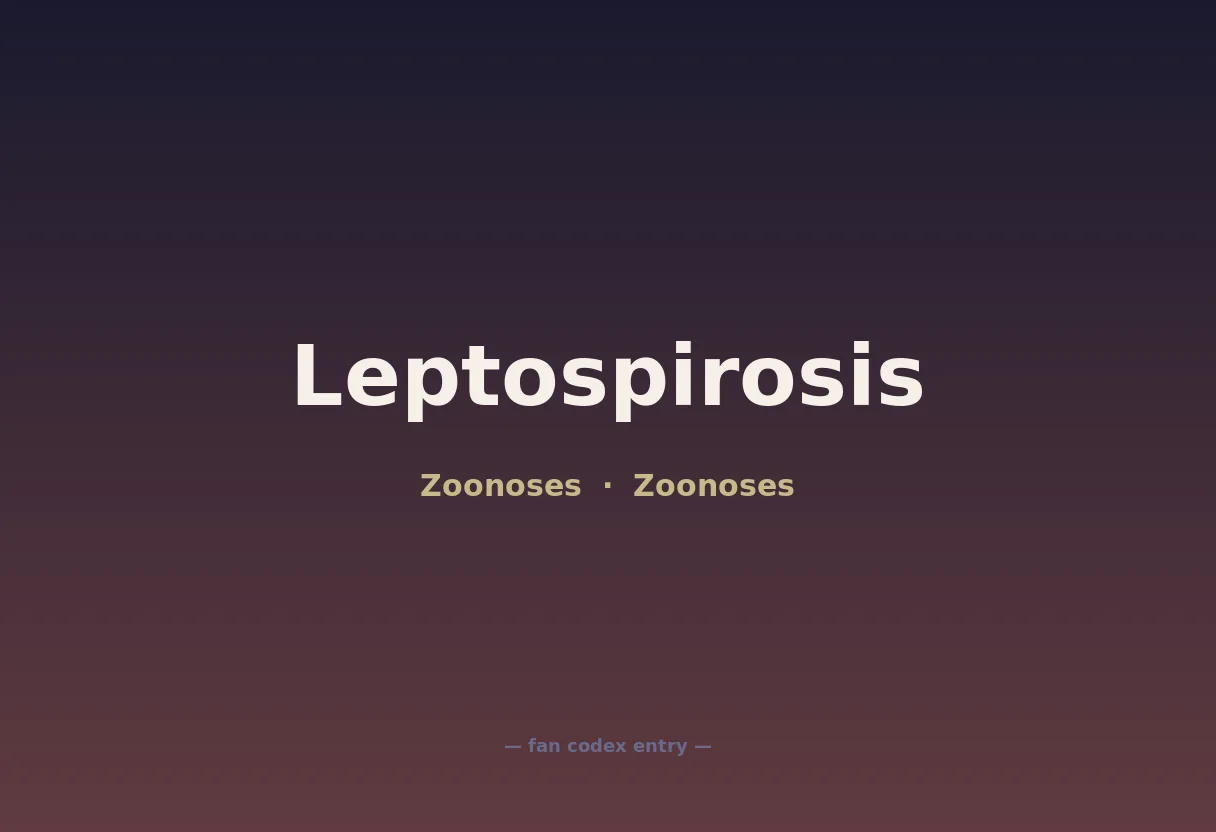 Leptospirosis